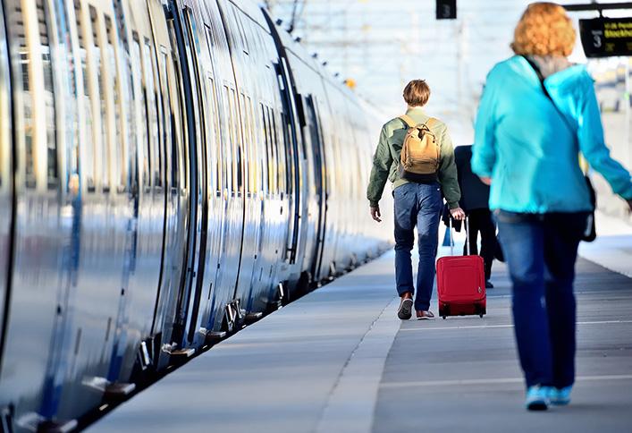 Photo d'un train en gare