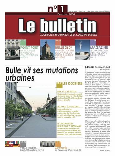 Bulletin numéro 1