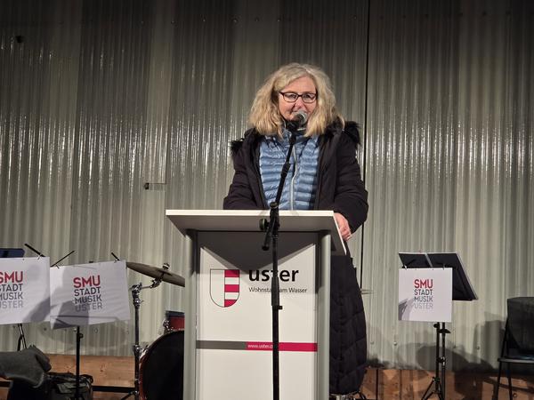 Stadtpräsidentin Barbara Thalmann bei der Neujahrsrede