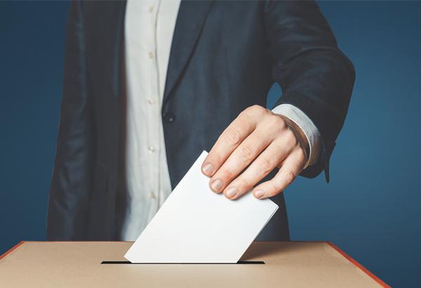 Photo d'une urne de votation