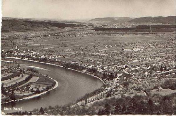 Das Sisslerfeld - Luftaufnahme um 1950.
