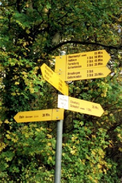 Viele Wege führen nach Stein.
