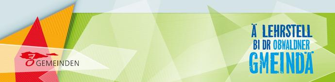 Werbebanner Ä Lehrstell bi dr Obwaldner Gmeindä
