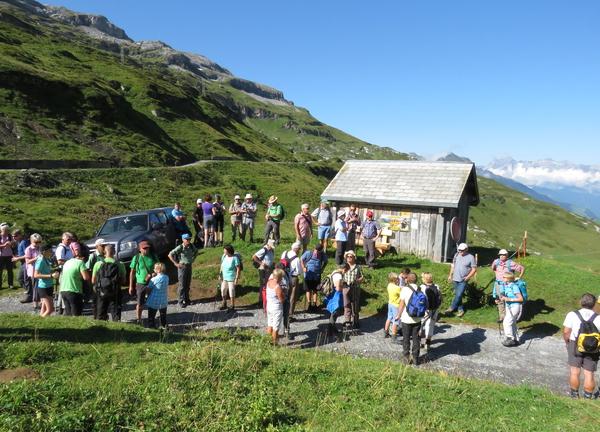 Die Wandergruppe aus Aesch und Unterschächen.