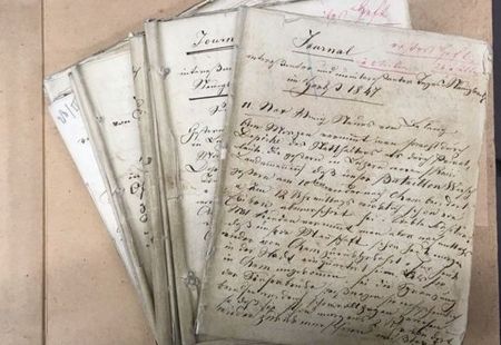 Journal von Walter Zelger über die Jahre 1847 bis 1850.