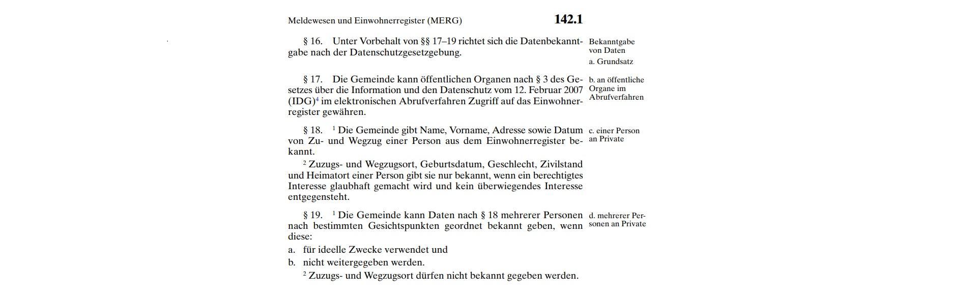 Adressauskunft