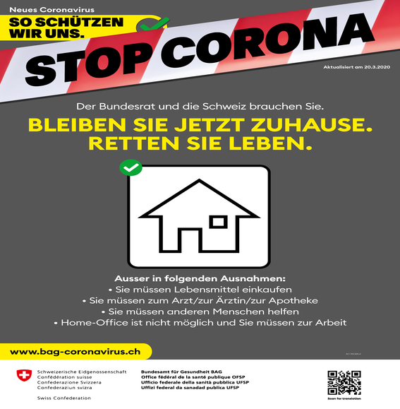 Information zum Coronavirus BAG 