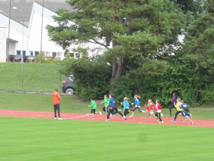 Sprint der Sportlerinnen und Sportler