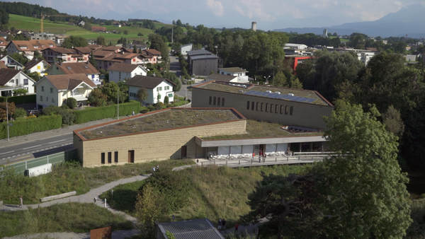 Besucherzentrum Vogelwarte aus der Vogelperspektive