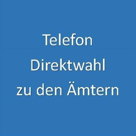 Button Direktwahl zu den Ämtern