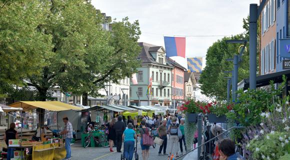 Stadtzentrum von Langenthal