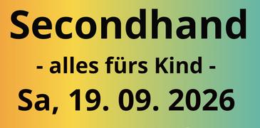 Flyer Secondhand Samstagern