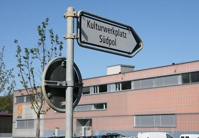 Wegweiser Südpol