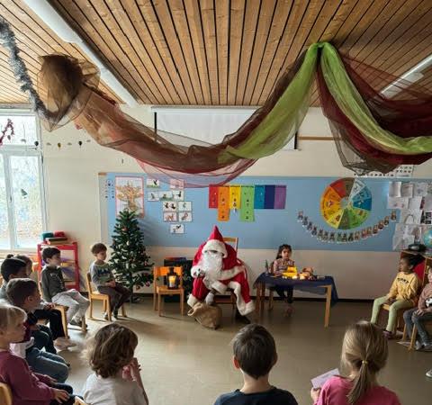 Samichlaus im Kindergarten 