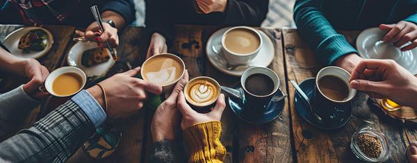 mehrere Kaffeetassen