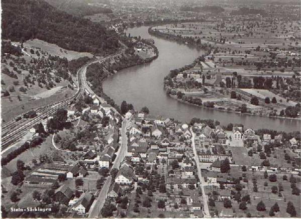 Luftaufnahme in Richtung Mumpf.
