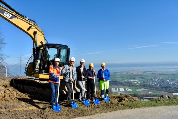 Spatenstich in Walzenhausen