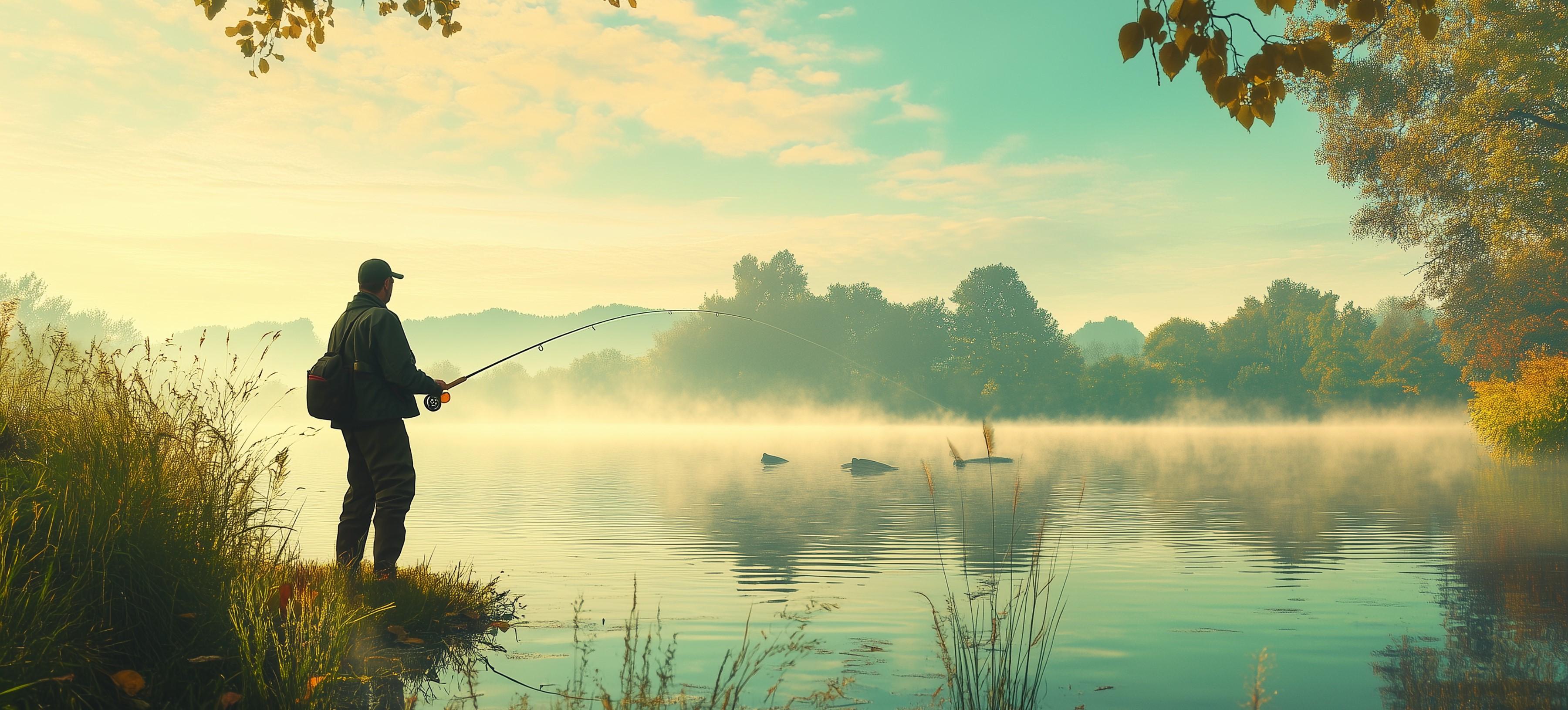 Bild eines Fischers