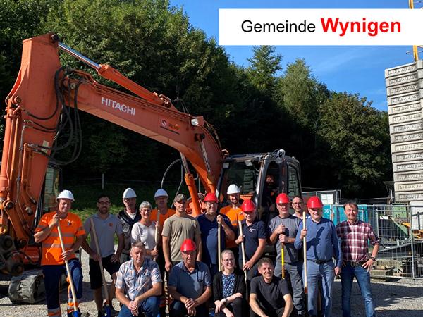 Spatenstich Neubau Werkhof Wynigen