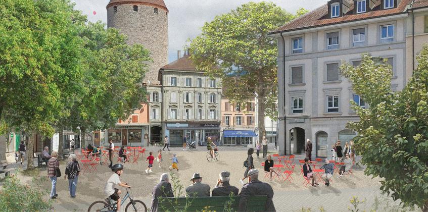 Réaménagement du centre-ville de Bulle