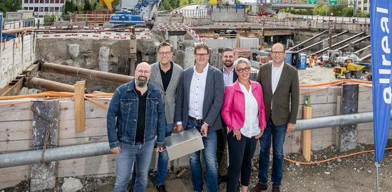 Grundsteinlegung Brüttiseller Tor