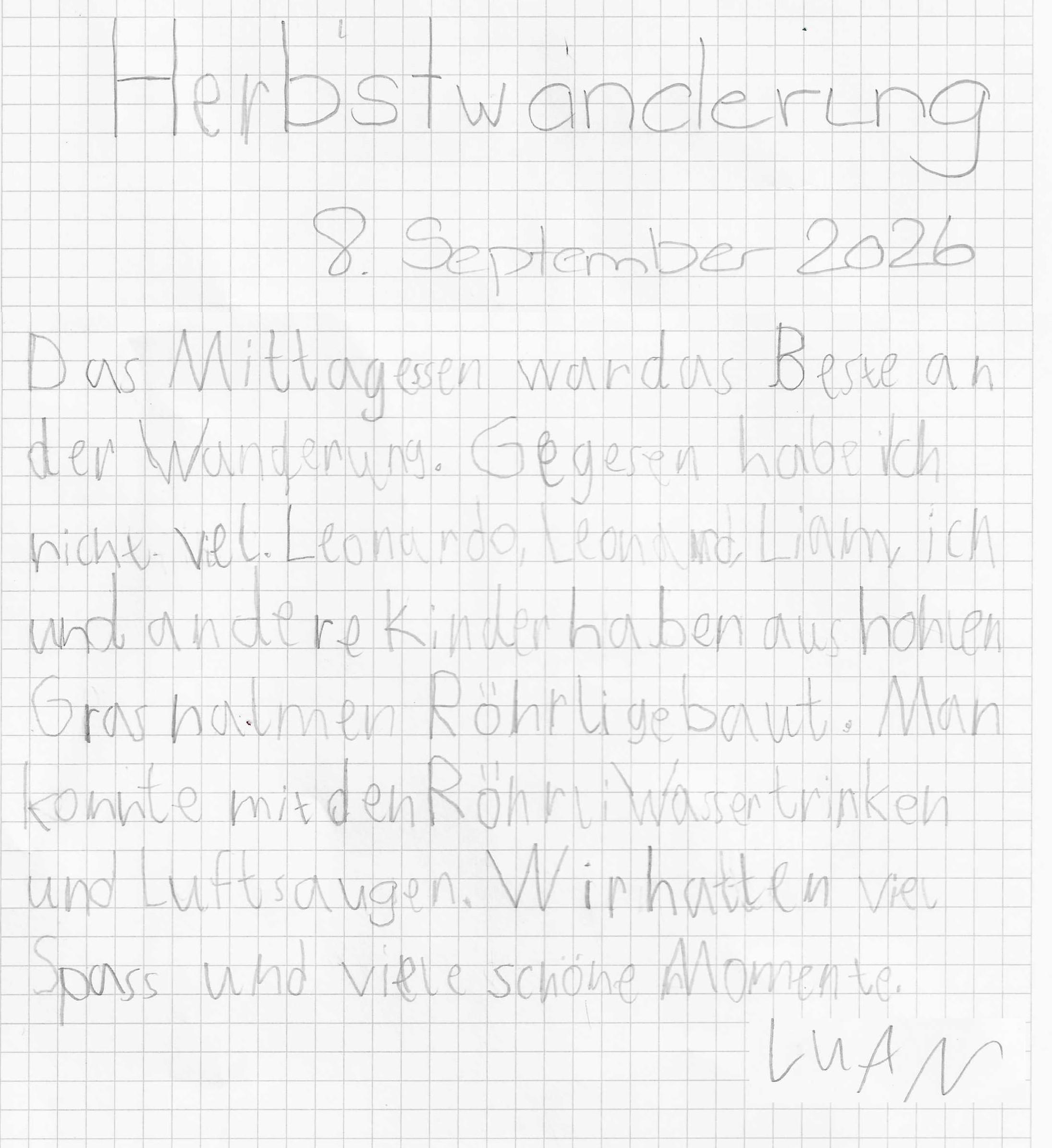 Herbstwanderung 2026 - Zyklus 2