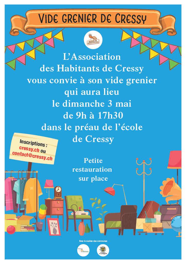 Confignon - Vide-Greniers Cressy 2026