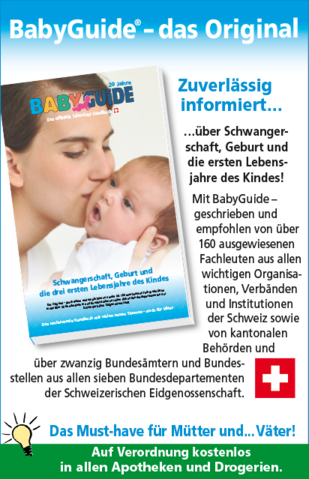 Abbildung der Broschüre Babyguide