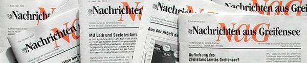 Titelblattausschnitte verschiedener NaG-Ausgaben