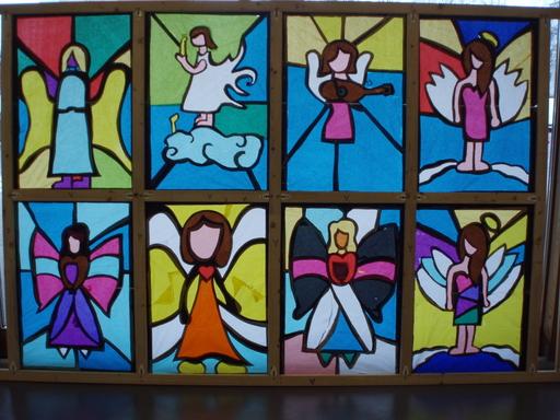 Fensterbild im Linden