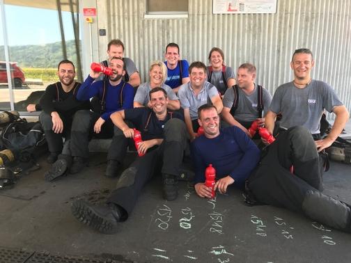 Gruppenfoto nach erfolgreichem überstandenen Tag