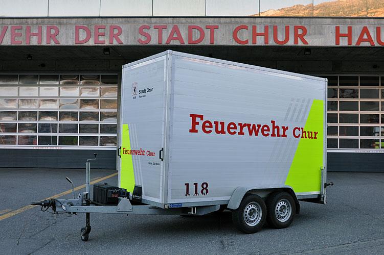 Universalanhänger mit Seilzug

Einsatzzweck
- Transport von Einsatzmaterial