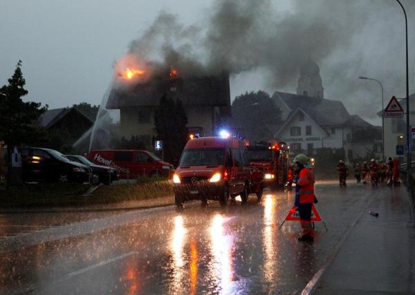 Brand Post in Lauerz
