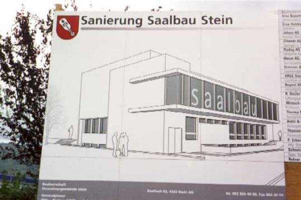 Die Bautätigkeit kündigt sich an.
