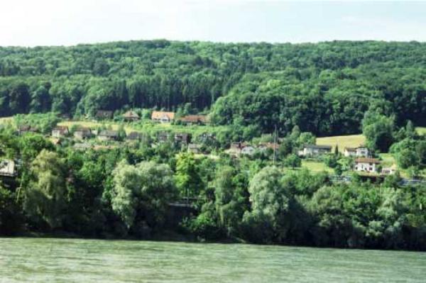 Das Quartier "Rüti" in Stein.
