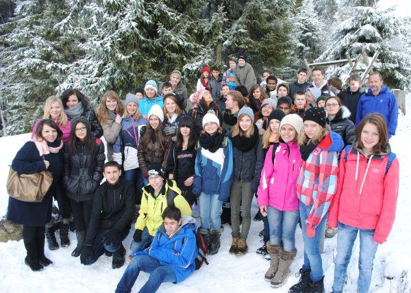 Klassenfoto auf dem St. Jost