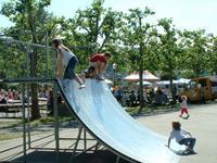 Auch die Skating-Anlage fand Zuspruch.
