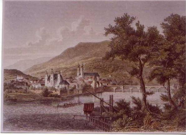 Fischerhäuschen um 1840.
