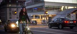 Velo auf Strasse