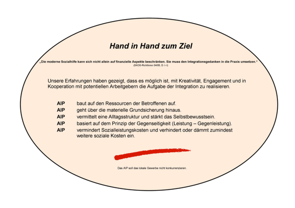 Hand in Hand zum Ziel