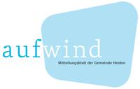 Logo des Mitteilungsblattes aufwind der Gemeinde Heiden