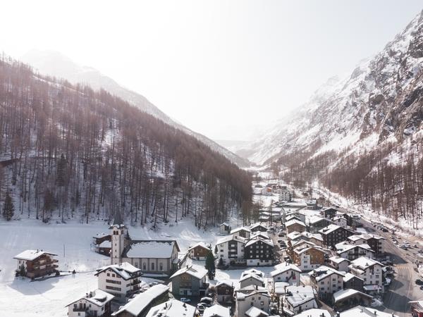 Saas-Almagell im Winter 