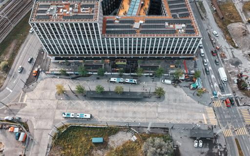 Luftaufnahme Bushof Seetalplatz
