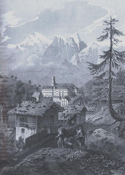 Stich vom Dorf und Klosters Pfäfers