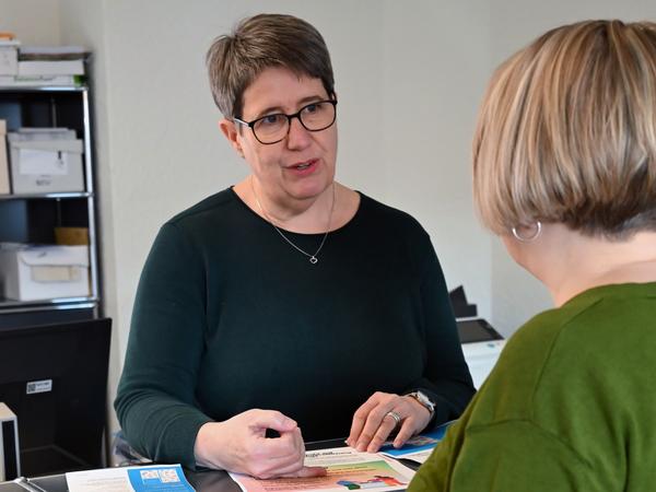 Gesundheitskoordinatorin bei der Beratung