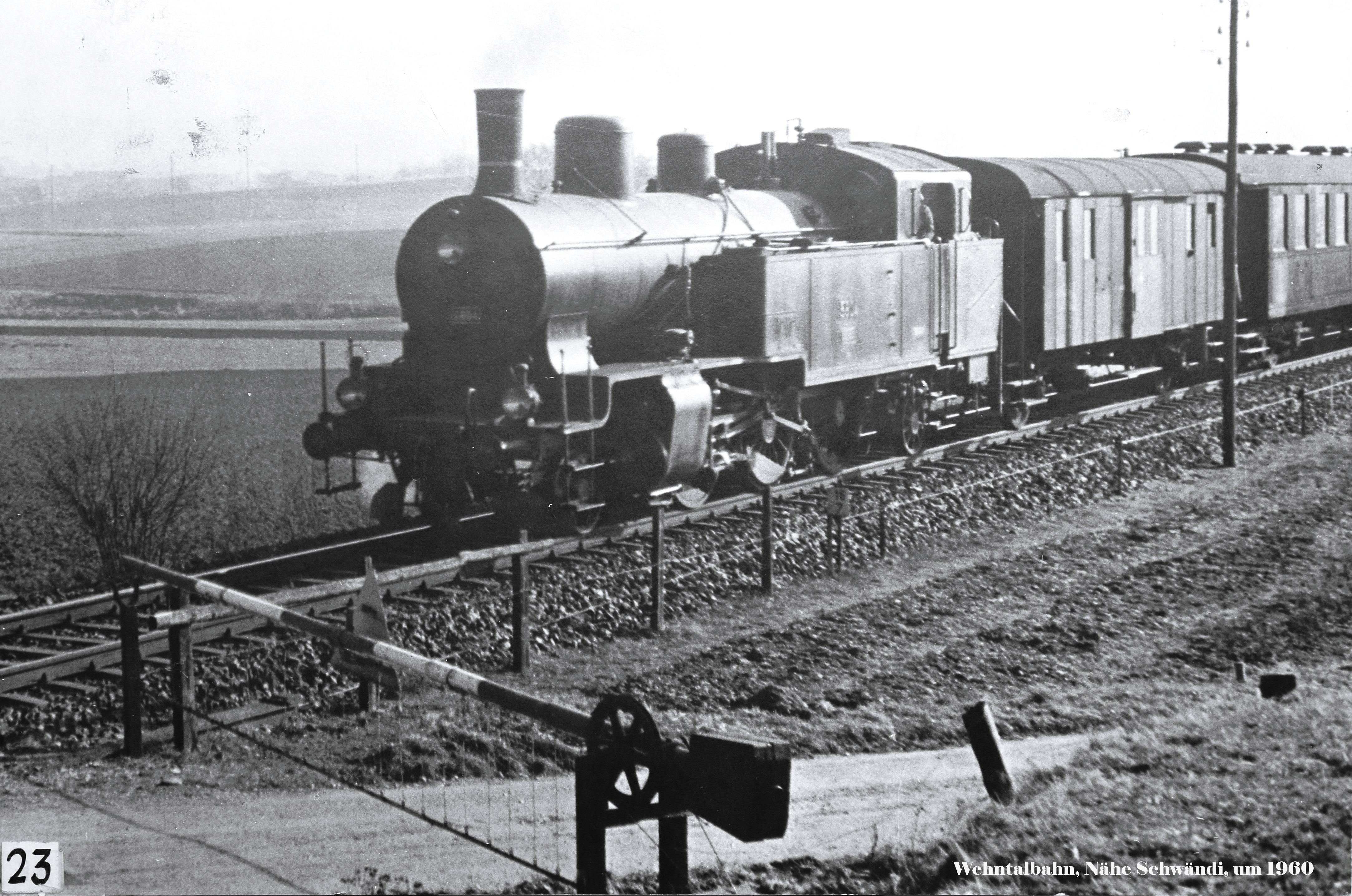 bis 1865 Bahn nur bis Dielsdorf, Elektrifizierung  ab 1960
