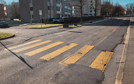 Nahaufnahme Haldenstrasse.
