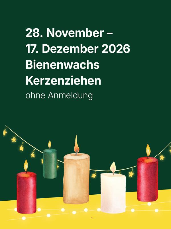Bienenwachs Kerzenziehen 