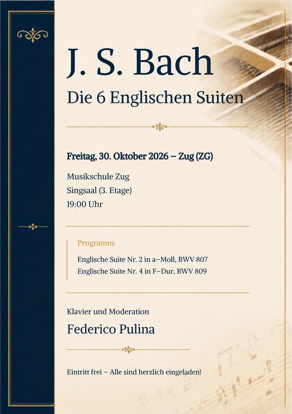 Konzert Federico Pulina