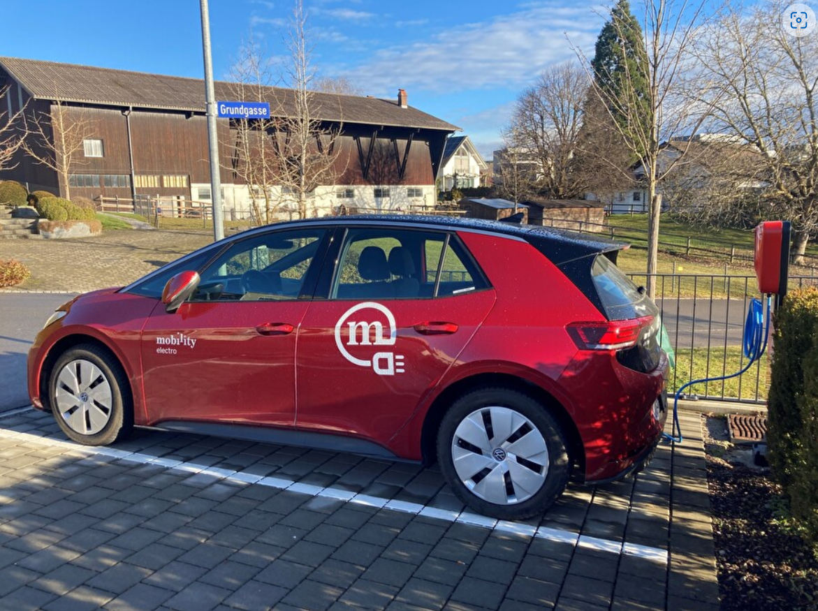 Mobility-Auto am neuen Standort in Neualtwil